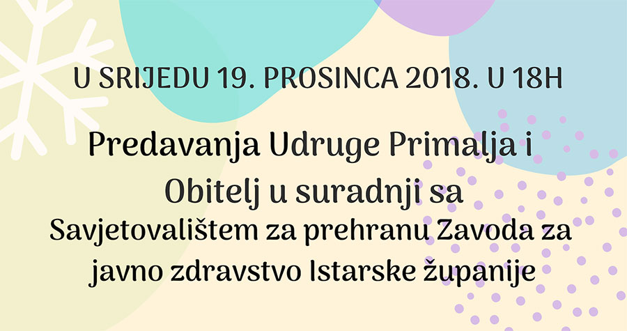 U Poreču druženje stručnjaka i trudnica za zdravlje mama i beba